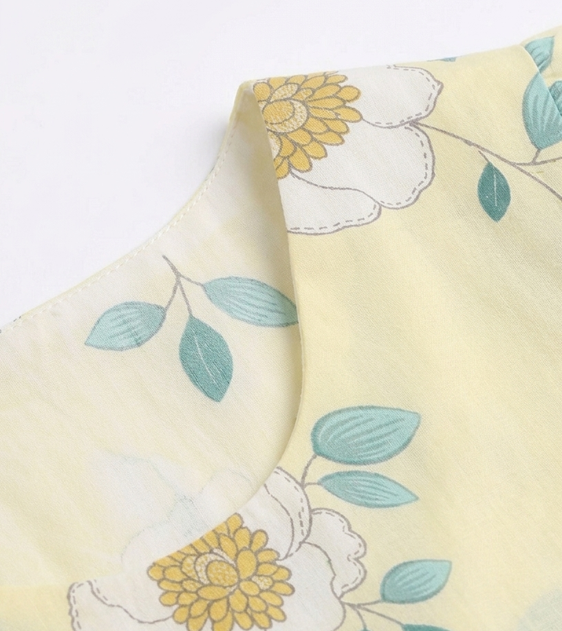Sunny Daisy Delight – Premium Cotton Frock for Baby Girls