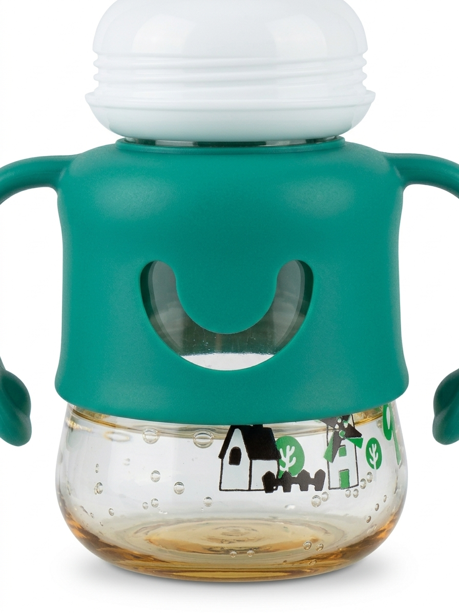 Baby Sippy Cup with Dual Handles and Windmill Propeller Lid – Leak-Proof Training Bottle
