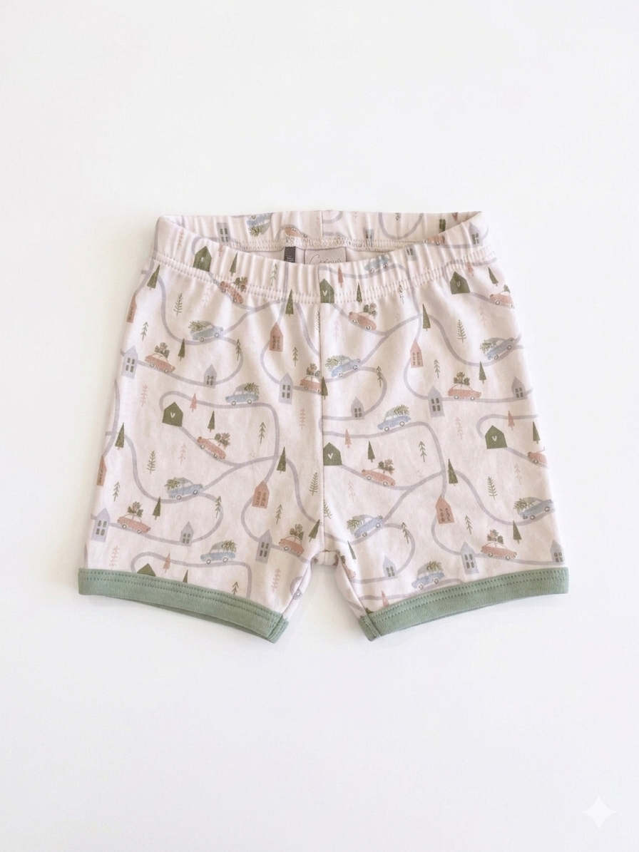 Baby Road Trip Print Cotton Pajama Set – 2-Piece Long Sleeve Sleepwear