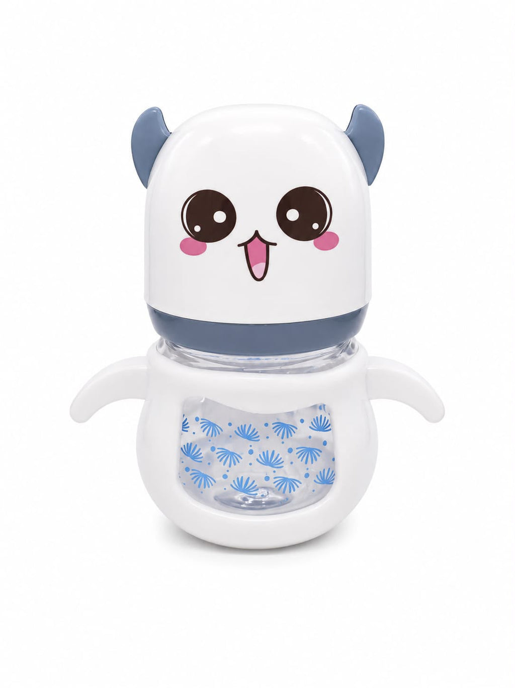 TinyWorld Cute Cartoon Panda Baby Feeding Bottle with Handles & Leak-Proof Lid