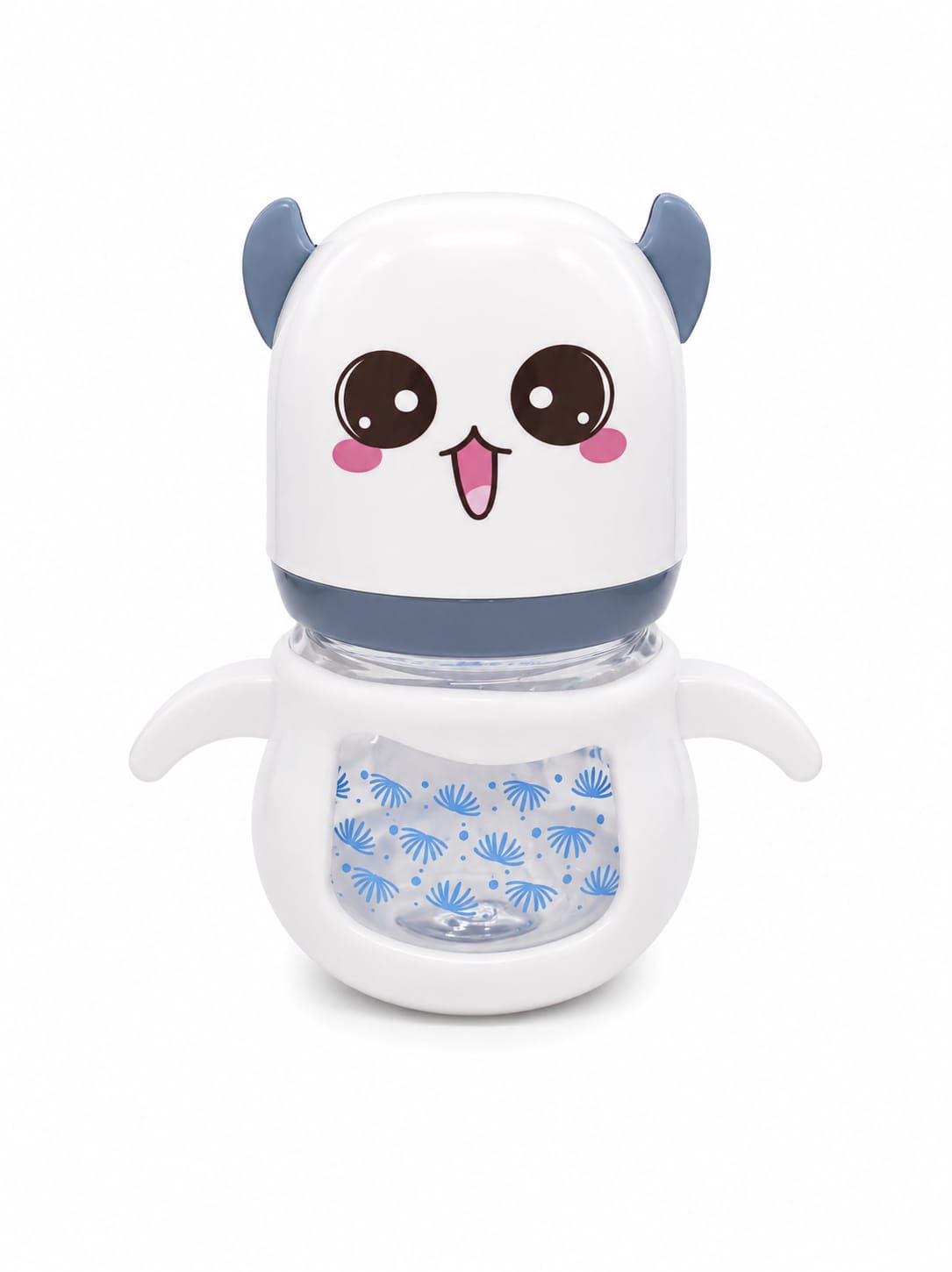 TinyWorld Cute Cartoon Panda Baby Feeding Bottle with Handles & Leak-Proof Lid