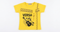 Little Musician Scalloped Border Graphic T-Shirt