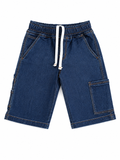 Boys Denim Cargo Shorts