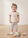 Girls' Puff-Sleeve Top and Bloomers Set