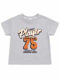 Boys Grey Player 75 Graphic T-Shirt