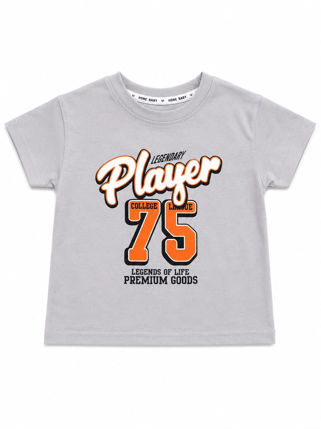 Boys Grey Player 75 Graphic T-Shirt