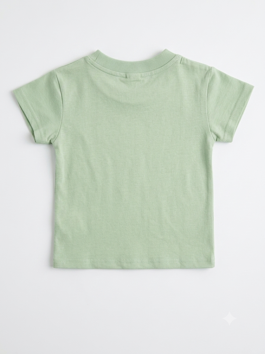 Graphic Crew Neck T-Shirt for Kids