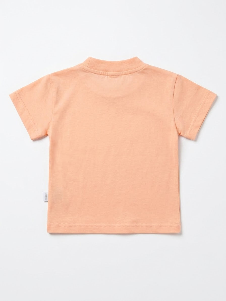 Kids' Peach Nike Graphic T-Shirt