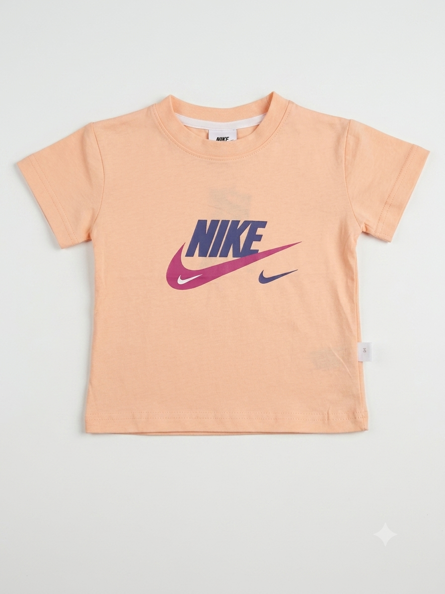 Kids' Peach Nike Graphic T-Shirt