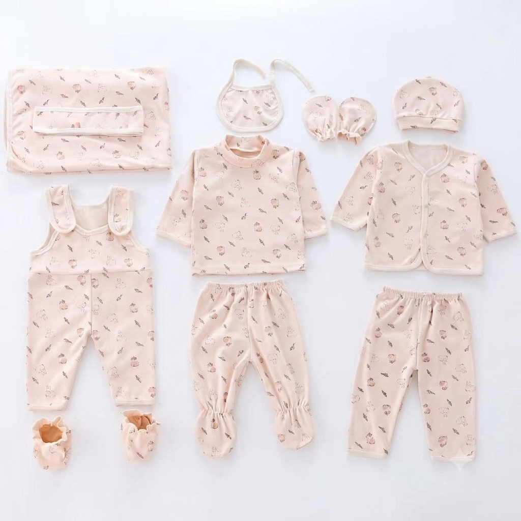 11-Piece Newborn Baby Layette & Clothing Gift Set